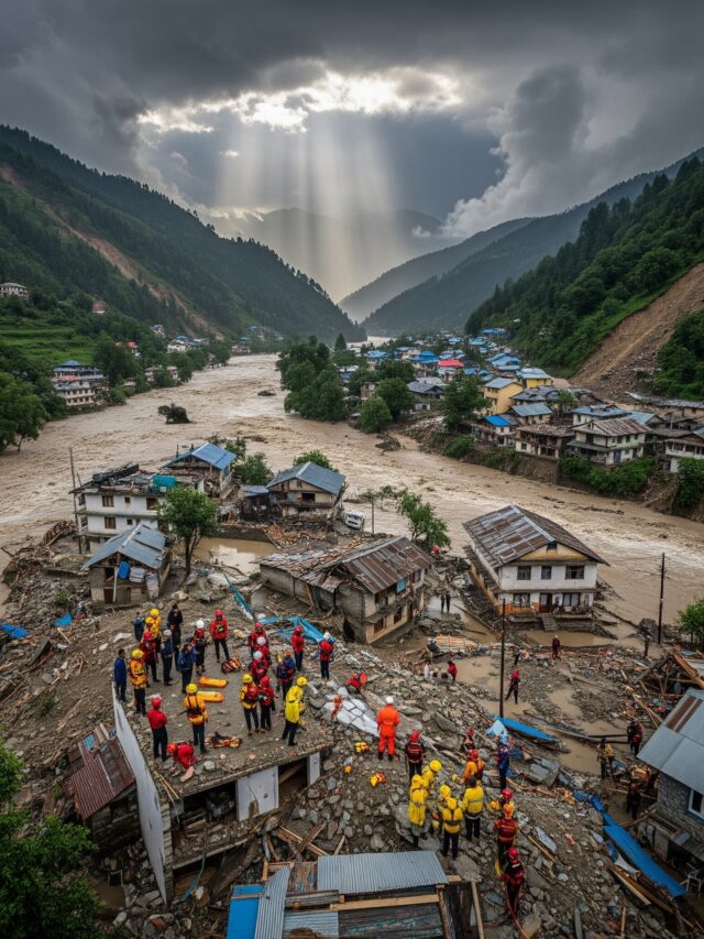 Uttarkashi Cloudburst LIVE: Destruction & Rescue Unfold